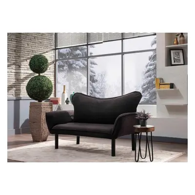 Atelier del Sofa 2-Seat Sofa-Bed Chatto - Black