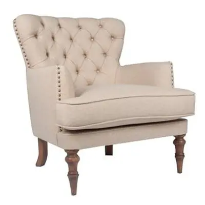 Atelier del Sofa Wing Chair New London - Ecru