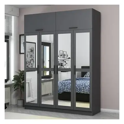 Hanah Home Wardrobe Kale - 5275 Anthracite