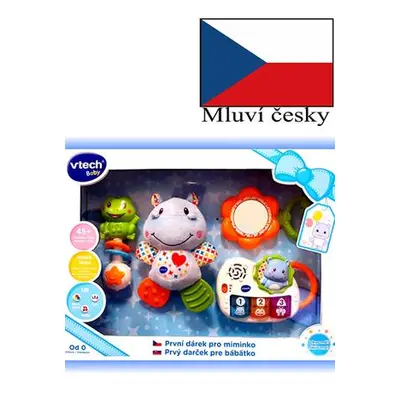 Vtech První dárek pro miminko (CZ) - modrý