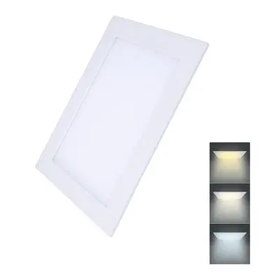 Solight WD143 LED mini panel CCT, podhledový, 18W, 1530lm, 3000K, 4000K, 6000K, čtvercový