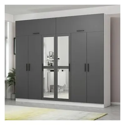 Hanah Home Wardrobe Kale - 5162 Anthracite