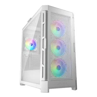 COUGAR Duoface Pro RGB White | PC Case | Mid Tower / TG & Airflow Front Panel / 4 x ARGB Fans / 