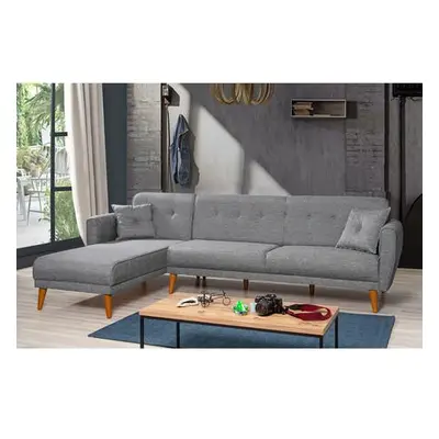 Atelier del Sofa Corner Sofa-Bed Aria Corner - Dark Grey