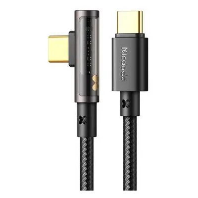 Kabel USB-C na USB-C Prism 90 stupňů Mcdodo CA-3400, 100W, 1,2 m (černý)