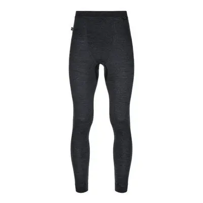 Kilpi Pánské termo kalhoty z vlny merino MAVORA BOTTOM-M černé Velikost: XXL, BLK