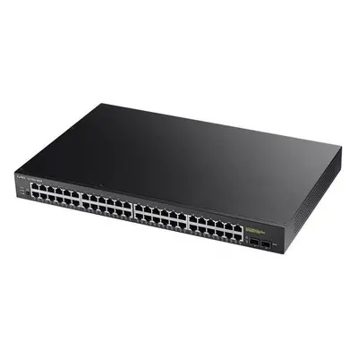 ZyXEL GS1900-48HPv2, 48-port GbE L2 Smart Switch, 170 Watt, rackmount, GS190048HPV2-EU0101F