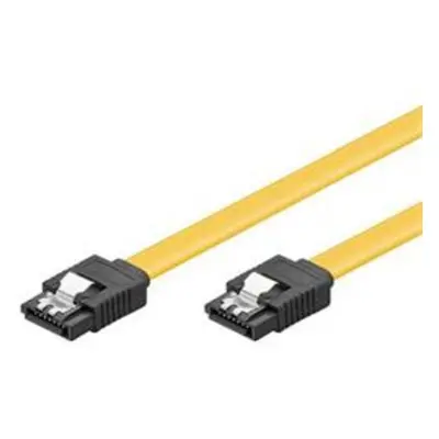 PremiumCord 0,5m SATA 3.0 datový kabel 1.5GBs / 3GBs / 6GBs, kov.západka