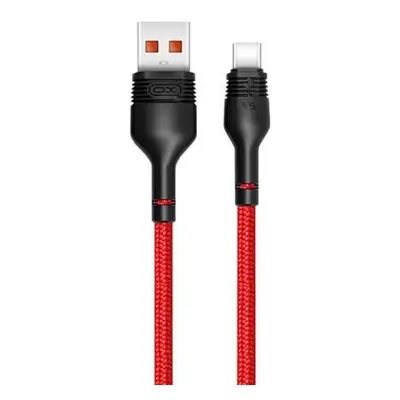 Kabel USB na USB-C XO NB55 5A, 1 m (červený)