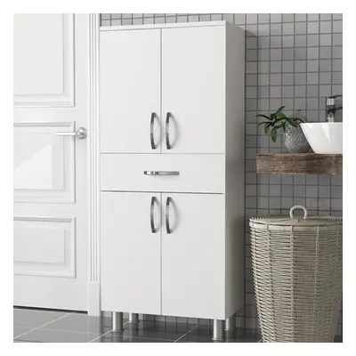 Hanah Home Bathroom Cabinet Arizona 4 Kapak - White