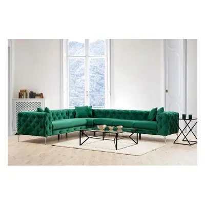 Atelier del Sofa Corner Sofa Como Left - Green