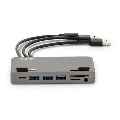 LMP USB-C Attach Dock Pro Hub - Space Gray Aluminium, 18633