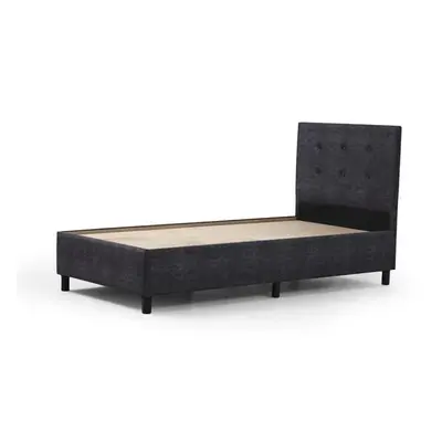 Hanah Home Single Bed Base & Headboard Hira 90 x 190 - Anthracite