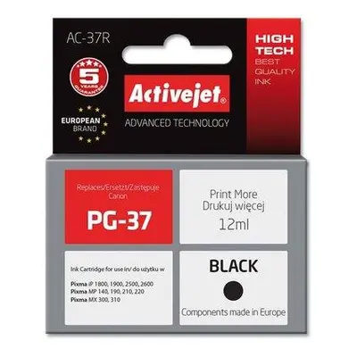 ActiveJet Ink cartridge Canon PG-37 Premium Black AC-37 - 12 ml AC-37, EXPACJACA0090