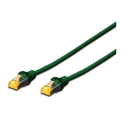 Digitus CAT 6A S-FTP patch cable, Cu, LSZH AWG 26/7, length 1 m, color green