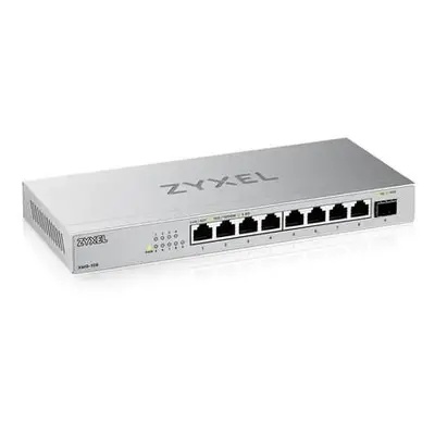 Zyxel XMG-108 8 Ports 2,5G + 1 SFP+, 8 ports 100W total PoE++ Desktop MultiGig unmanaged Switch,