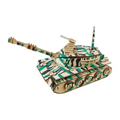 Woodcraft Dřevěné 3D puzzle Velký tank