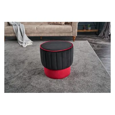 Atelier del Sofa Pouffe Rose Puf - Black AnthracitePink