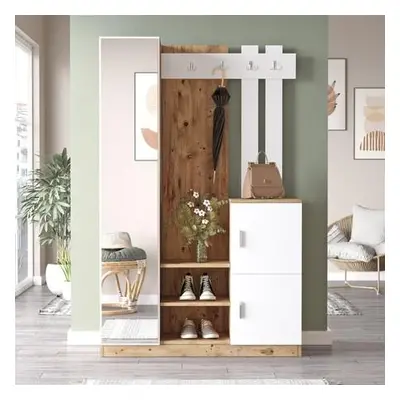 Hanah Home Hall Stand DD7-AW Atlantic PineWhite