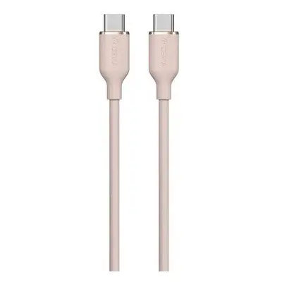 Devia kábel USB-C to USB-C Jelly Series Silicone Cable 1.2m - Pink