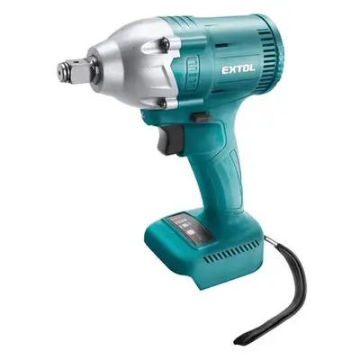 EXTOL INDUSTRIAL utahovák rázový aku 1/2", brushless, 18V Li-ion, bez baterií a nabíječky