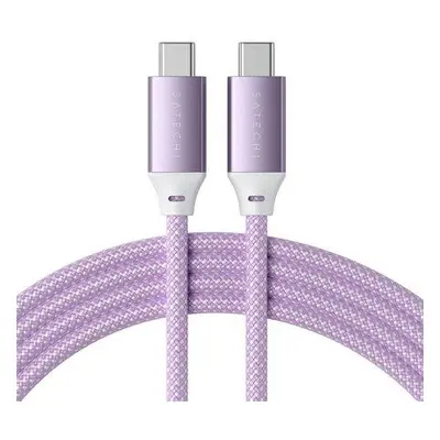 Satechi kábel USB-C to USB-C Cable 100W 2m - Purple