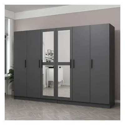 Hanah Home Wardrobe Kale - 5094 Anthracite