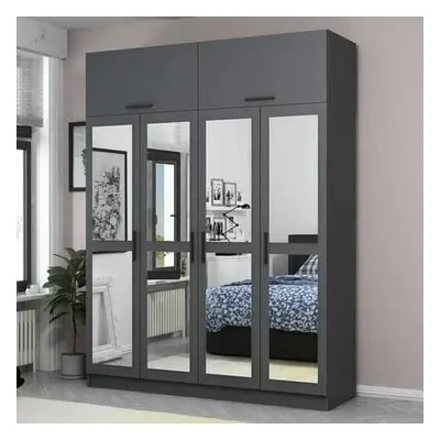 Hanah Home Wardrobe Kale - 5184 Anthracite