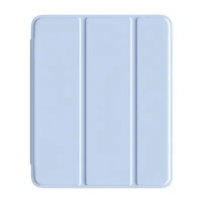 Comma puzdro Joy Series PU Case With Pencil Slot pre iPad Air 11" M2 2024 - Light Blue