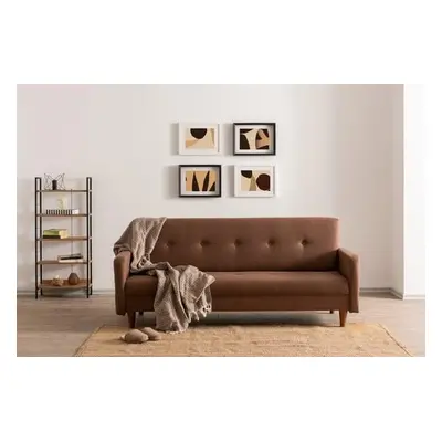 Atelier del Sofa 3-Seat Sofa-Bed Hiko - Brown