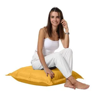 Atelier del Sofa Garden Cushion Cushion Pouf 70x70 - Yellow