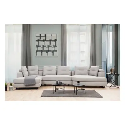 Atelier del Sofa Corner Sofa Padova Corner-2-Left - Light Grey