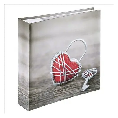 Hama album memo RUSTICO METAL HEART 10x15/200, popisové pole