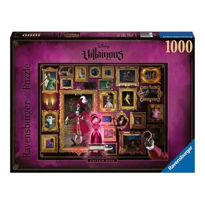 RAVENSBURGER Puzzle Disney Villainous: Kapitán Hook 1000 dílků