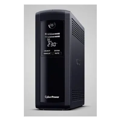 CyberPower Value Pro serie GreenPower UPS 1200VA/720W, schuko zásuvky, VP1200ELCD-DE