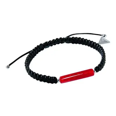 Lampglas Úchvatný partnerský náramek Shamballa Red Line s 24karátovým zlatem v perle BSHX7