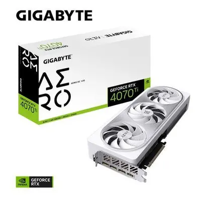 GIGABYTE VGA NVIDIA GeForce RTX 4070 Ti AERO OC V2 12G, RTX 4070 Ti, 12GB GDDR6X, 3xDP, 1xHDMI, 