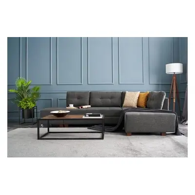 Atelier del Sofa Corner Sofa-Bed Manama Corner Sofa Bed Right - Anthracite