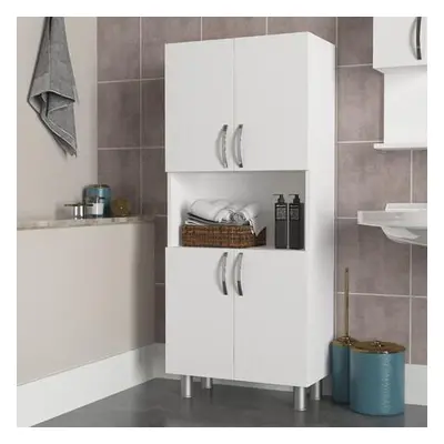 Hanah Home Bathroom Cabinet William - White