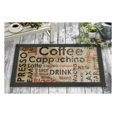 Aberto Design Pvc Doormat Coffee Multicolor