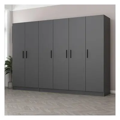 Hanah Home Wardrobe Kale - 4976 Anthracite