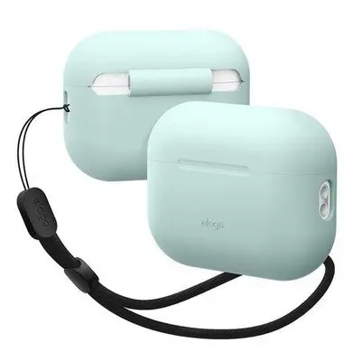 Elago Airpods Pro 2 Silicone Case with Nylon Lanyard - Mint