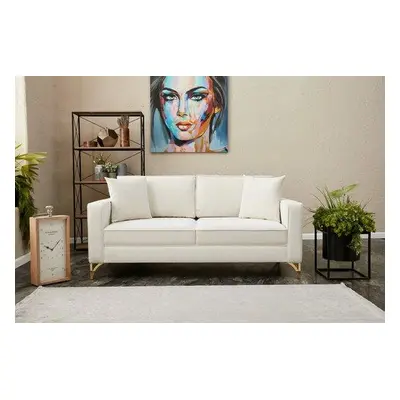 Atelier del Sofa 2-Seat Sofa Berlin - Cream, Gold CreamGold