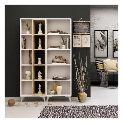 Hanah Home Bookshelf Potenza OakWhite