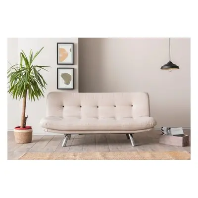 Atelier del Sofa 3-Seat Sofa-Bed Misa Small Sofabed v3 - Cream