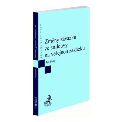 Změny závazku ze smlouvy na veřejnou zakázku