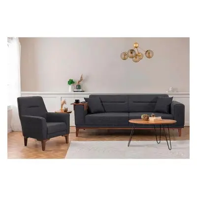 Atelier del Sofa Sofa-Bed Set Liones 1053 - Anthracite