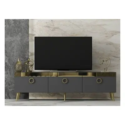 Hanah Home TV Stand Safar - Anthracite