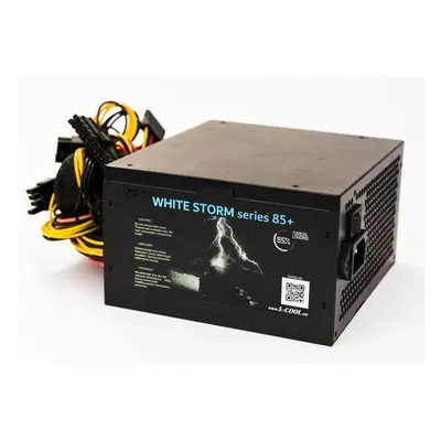 Zdroj 450W 1stCOOL WHITE STORM 450 85+, ECP-450A-12-85