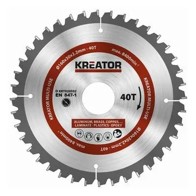 Pilový kotouč Kreator KRT020502 univerzální 160mm, 40T